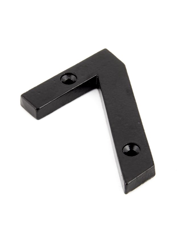 Black Numeral 7