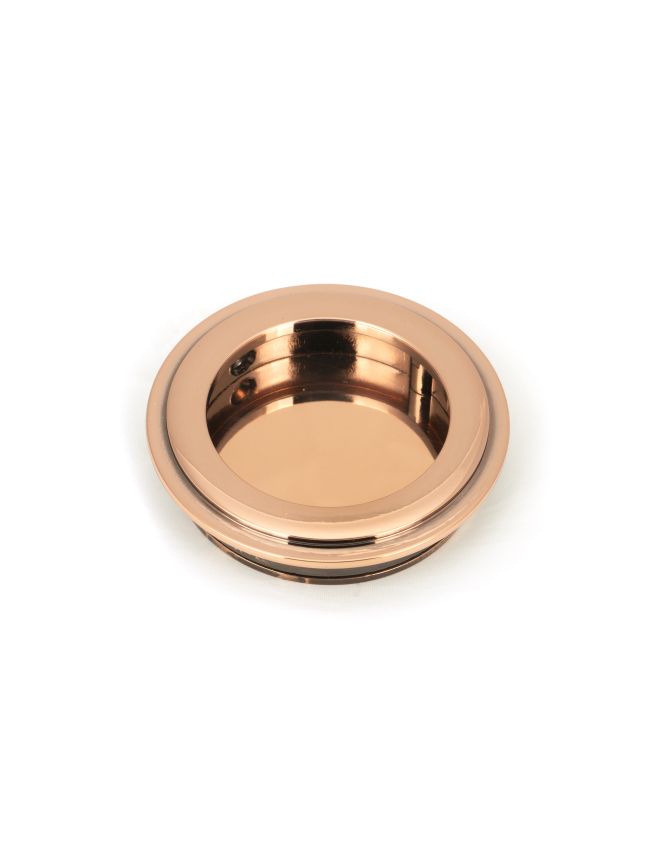 Polished Bronze 60mm Art Deco Round Pull