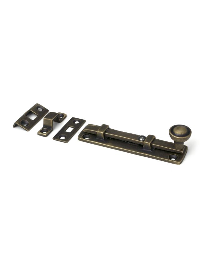 Burnished Brass 4" Universal Bolt