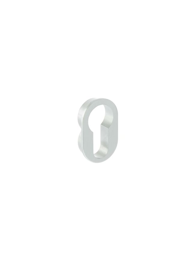 Forme Concealed Rose Euro Escutcheons Round - Satin Chrome (Pair)
