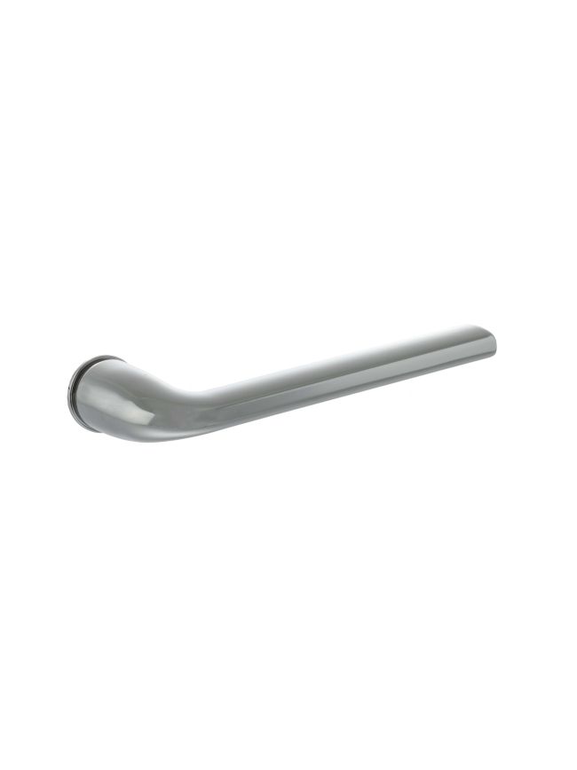 Forme Milly Lever Door Handle on Concealed Round Rose - Polished Chrome (Pair)