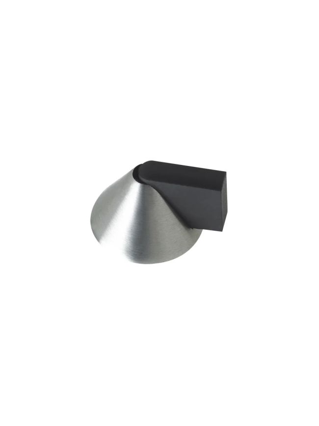 Zoo Hardware Door Stop Floor Mounted - Cone shape 38mm dia. - Satin Stainless