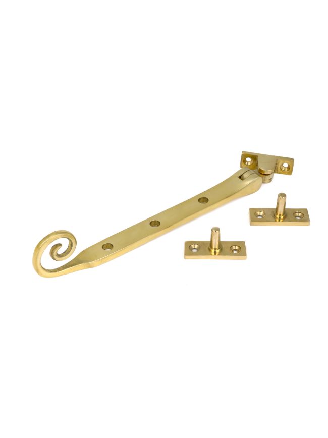 Polished Brass 8" Monkeytail Stay