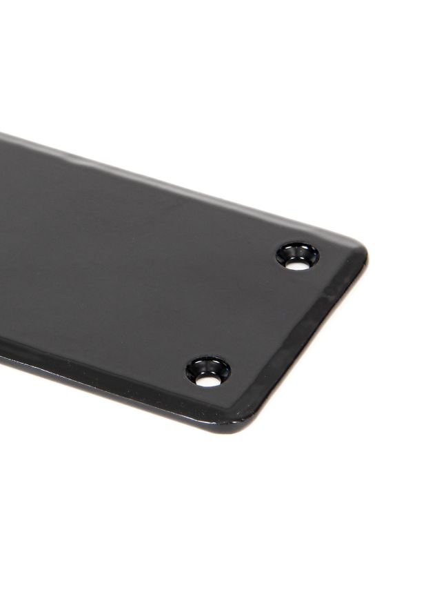 Black 1800mm Plain Fingerplate