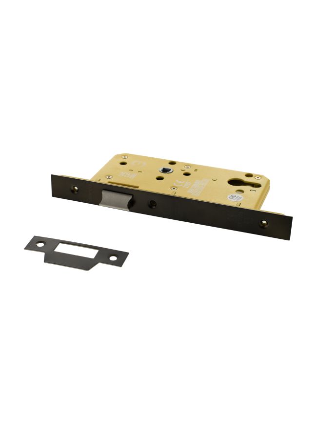 Atlantic DIN Heavy Duty Latch 60mm backset - Urban Dark Bronze