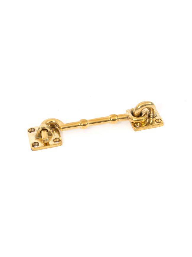 Polished Brass 4" Traditional Cabin Hook