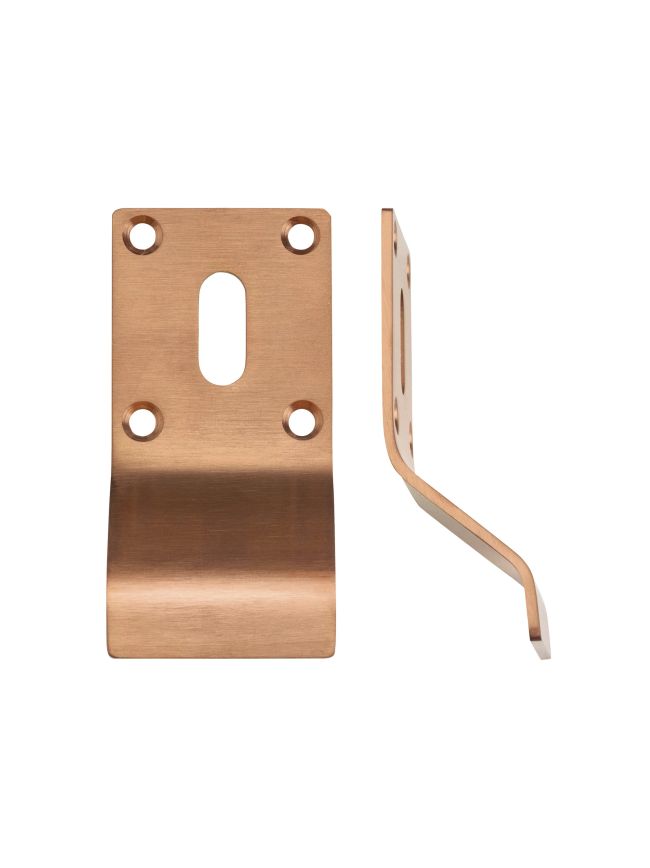 Zoo Hardware Cylinder Latch Pull - Standard Profile - 88mm x 43mm - Tuscan Rose Gold