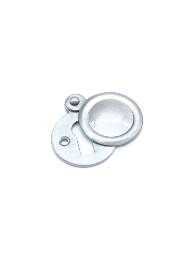 Victorian Key hole Covered Satin Chrome