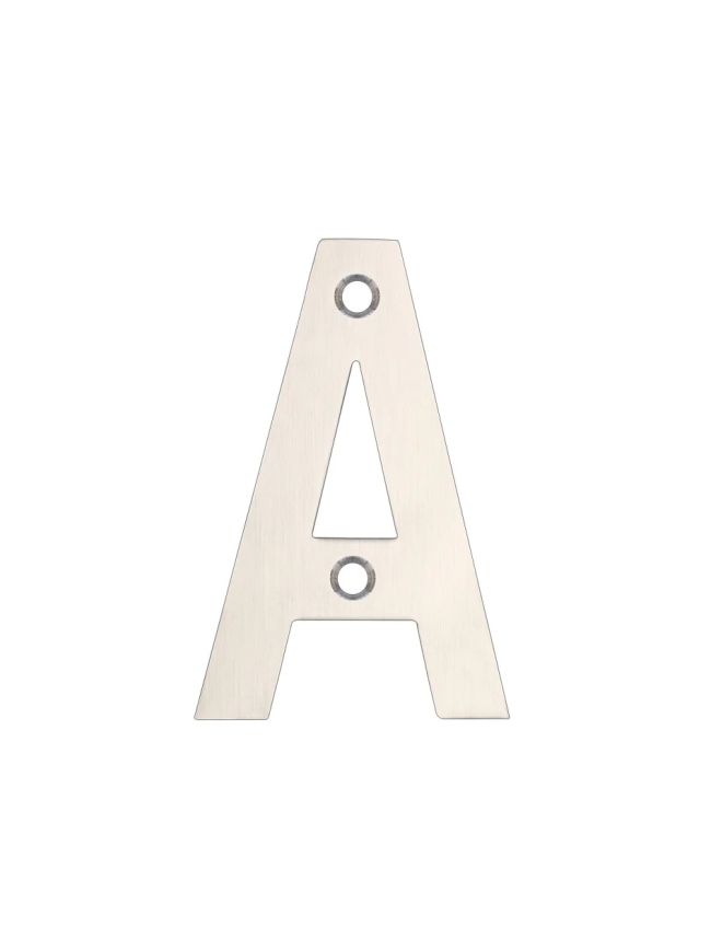 Zoo Hardware Letter - Polished Stainless