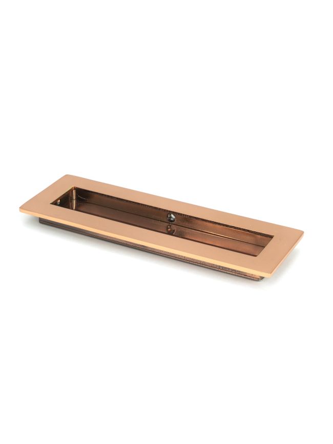 Polished Bronze 175mm Plain Rectangular Pull