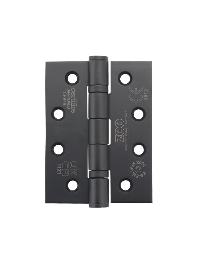Zoo Hardware Grade 13 Ball Bearing Hinge - SS201 - CF849 - Matt Black