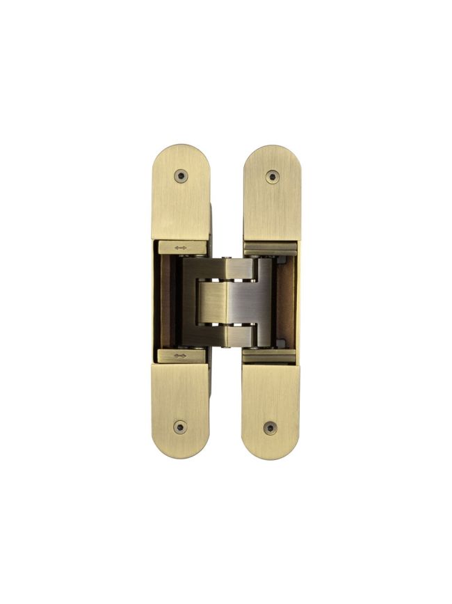 Ghost 3D 160mm Concealed Hinge Antique Brass - By Frelan Hardware - CH100AB