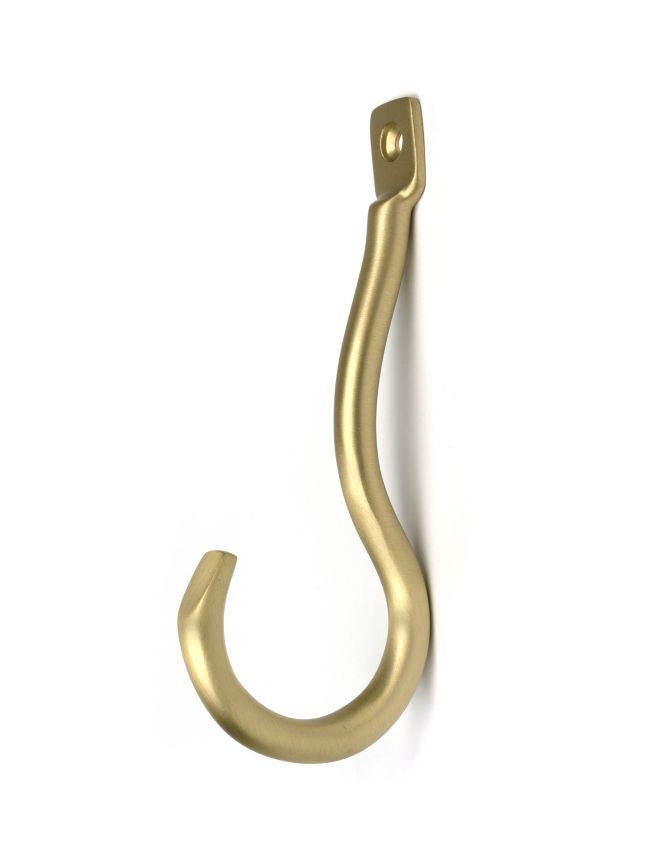 Satin Brass Anchor Coat Hook
