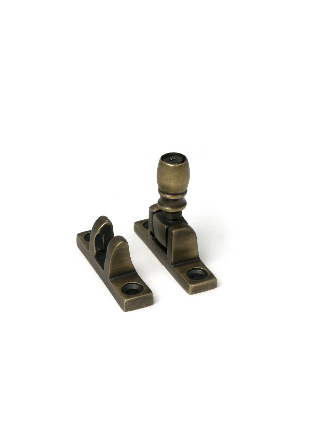 Burnished Brass Mushroom Brighton Fastener - Narrow (Square)