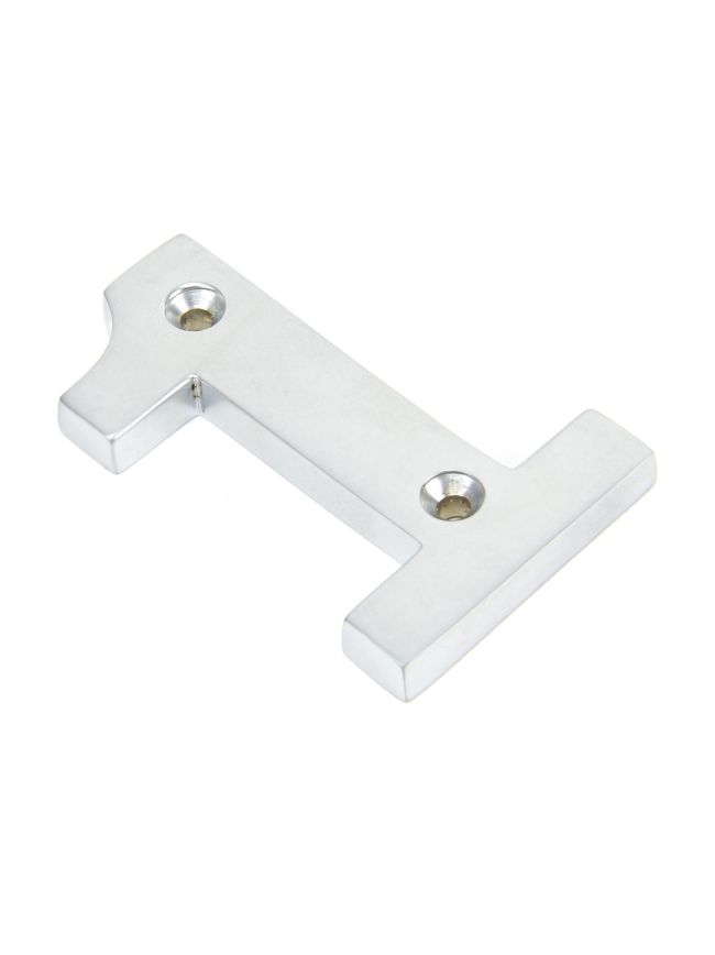 Satin Chrome Numeral 1