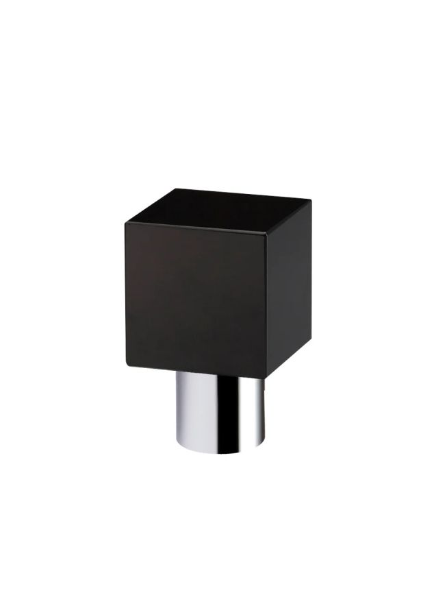 Zoo Hardware Cube Cupboard Knob - Plain 25mm dia. - Chrome