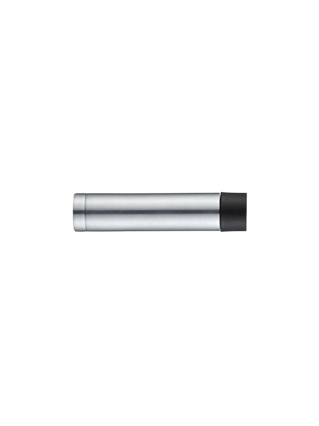 Zoo Hardware Door Stop - Cylinder without Rose 70mm - Satin Chrome