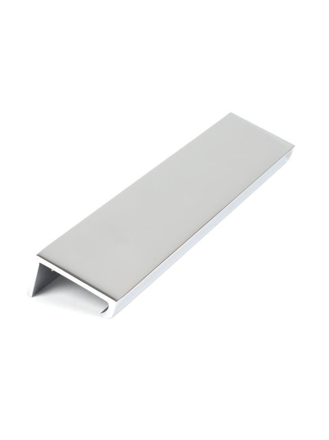 Polished Chrome 200mm Plain Edge Pull
