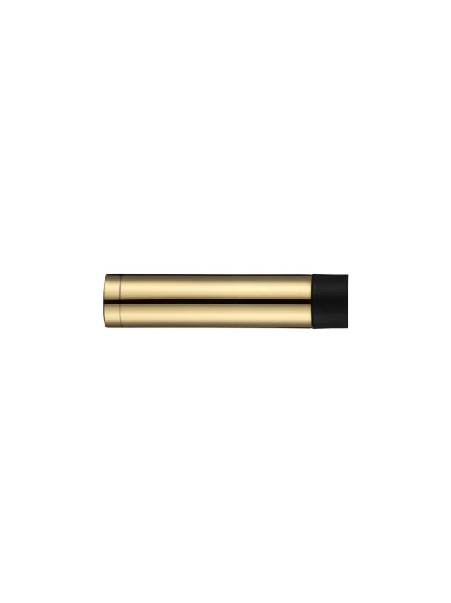 Zoo Hardware Door Stop - Cylinder without Rose 70mm - Polished Brass