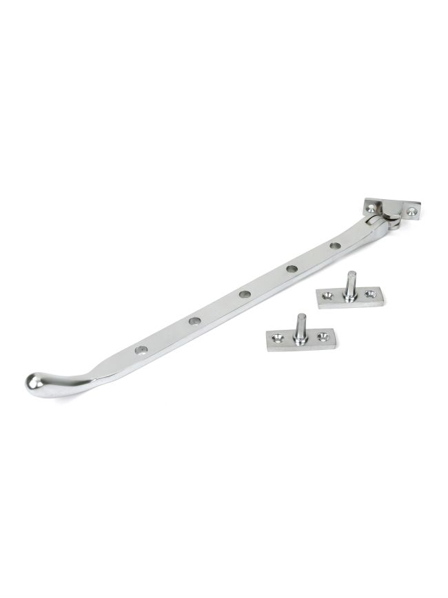 Satin Chrome 12" Peardrop Stay