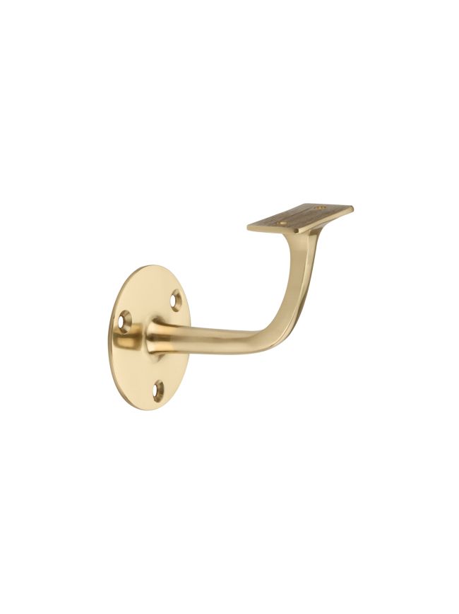 Brass Handrail Bracket Polished Brass