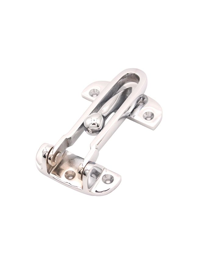 Brass Door Guard 105mm Polished Chrome