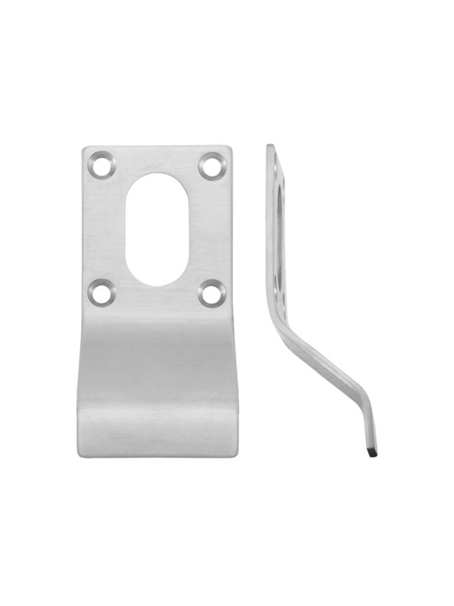 Zoo Hardware Cylinder Latch Pull - Oval Profile - 88mm x 43mm - Satin Stainless