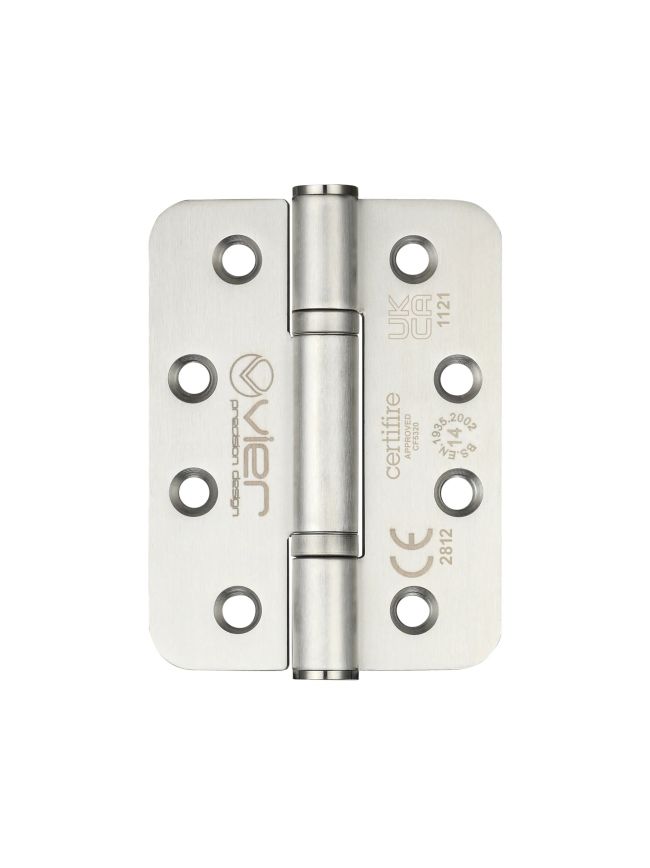 Zoo Hardware Grade 14 Low Maintenance Hinge Radius - 102 x 76 x 3.4mm - Satin Stainless