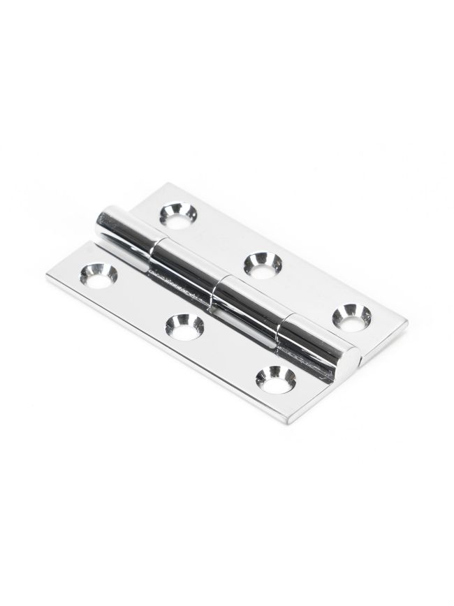 Polished Chrome 2" Butt Hinge (pair)