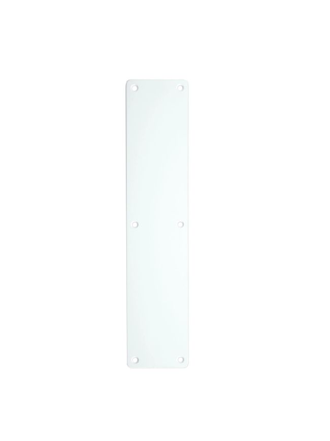 Zoo Hardware Finger Plate - White