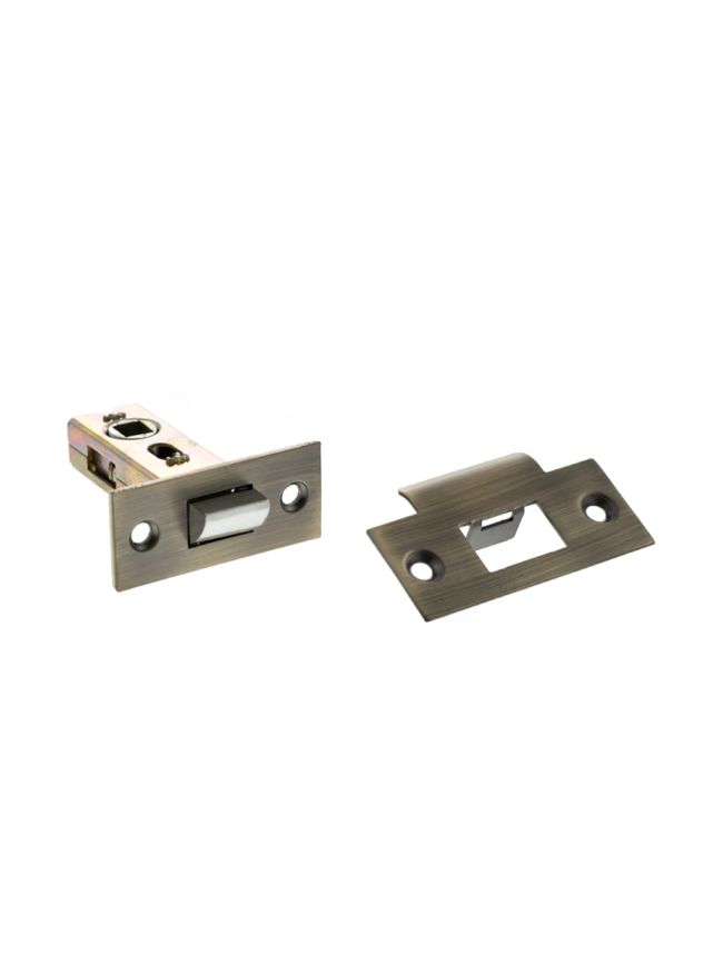 Atlantic Bolt Through Tubular Latch 2.5" - Matt Antique Brass
