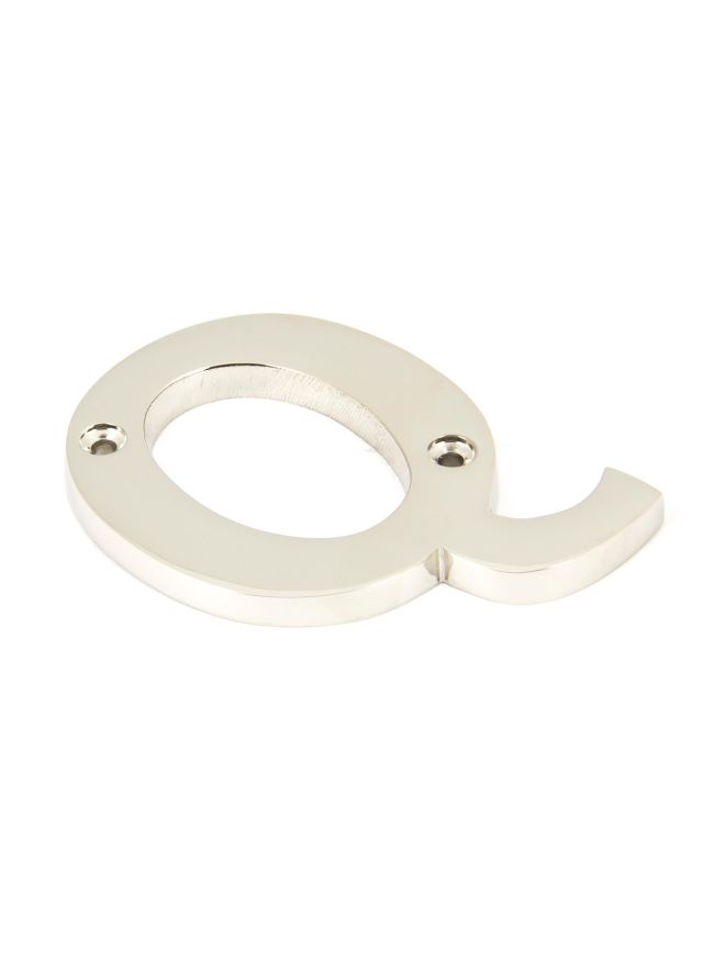 Polished Nickel Letter Q