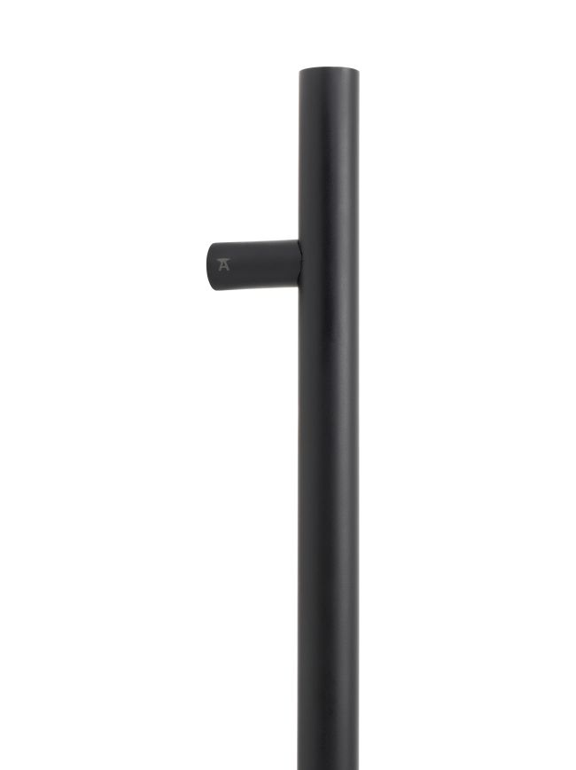 Matt Black SS (316) 1.5m T Bar Handle Bolt Fix 32mm Ø