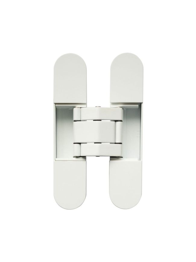 Ghost 140mm 3D Concealed Hinge White - By Frelan Hardware - CH60WH