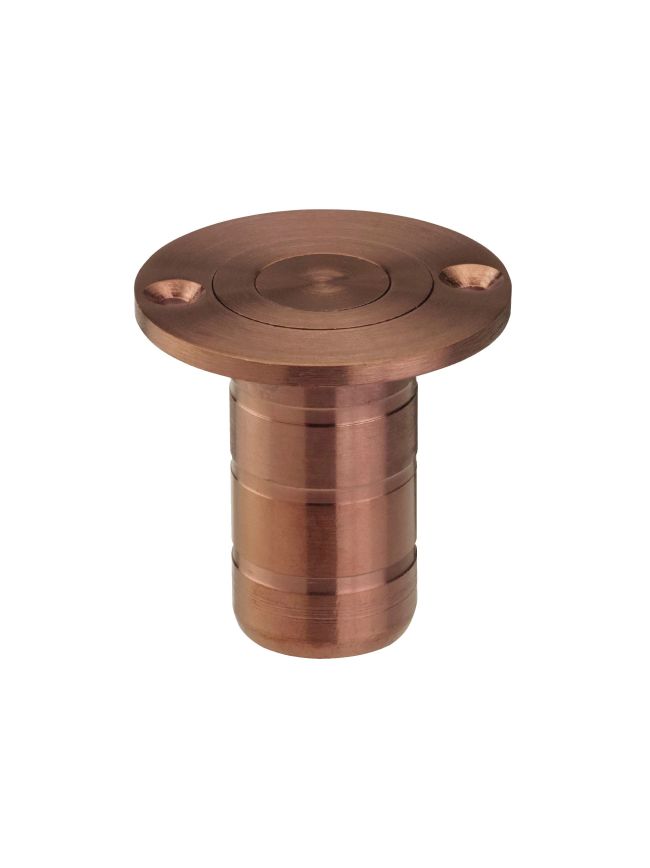 Zoo Hardware Dust Socket for Flush Bolts - Wood 20mm dia. x 38mm - PVD Bronze