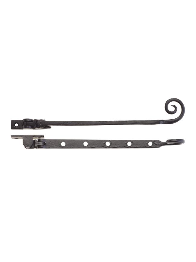 Zoo Hardware Curly Tail Casement Stay - Black