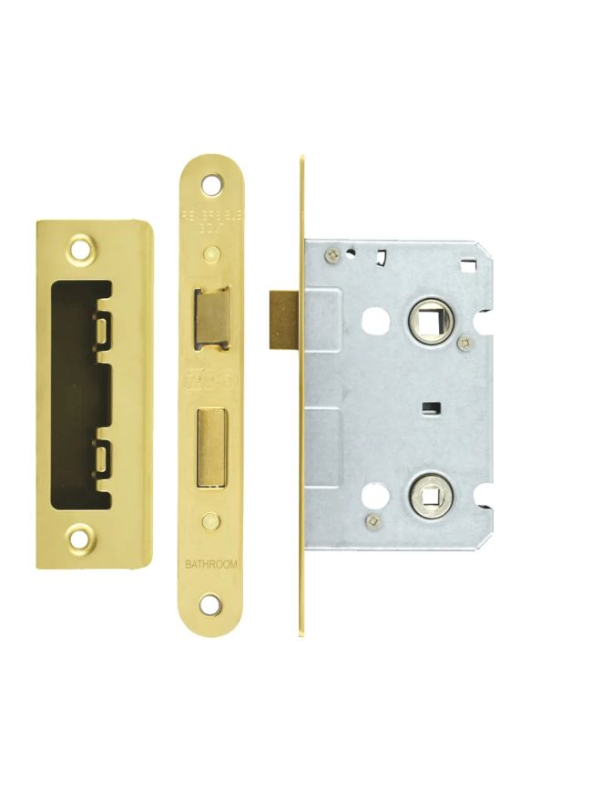Zoo Hardware Bathroom Lock - Brass