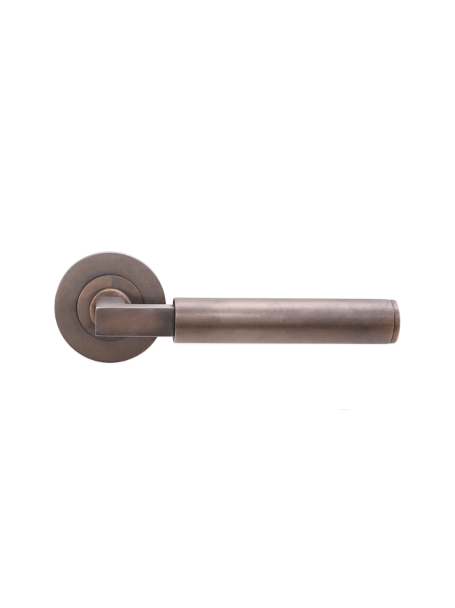 Opal Knurlmond Lever on Rose Matt Antique