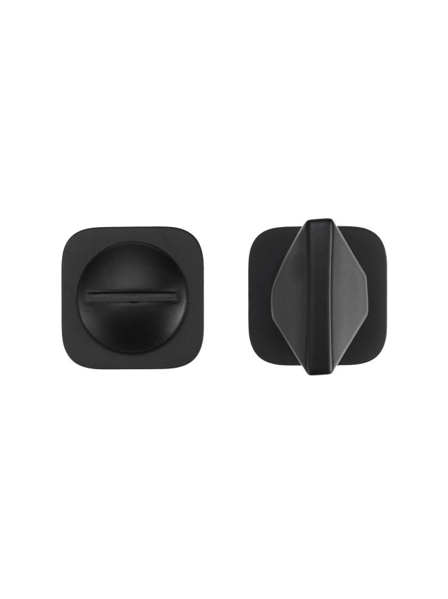 Zoo Hardware Turn and Release - Rosso Mini Squircle - Black