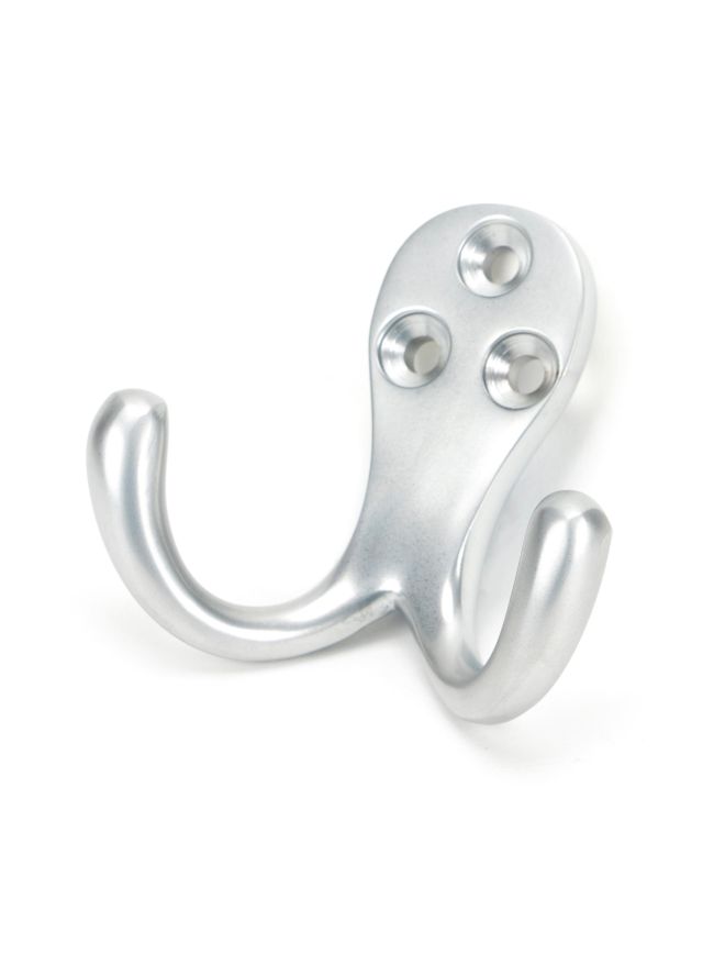 Satin Chrome Celtic Double Robe Hook