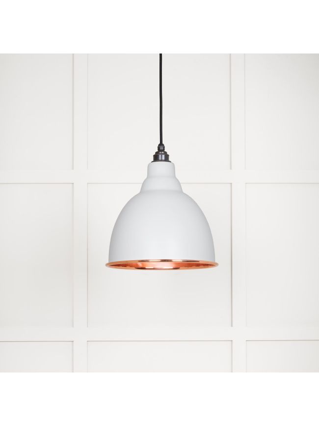Smooth Copper Brindley Pendant in Flock