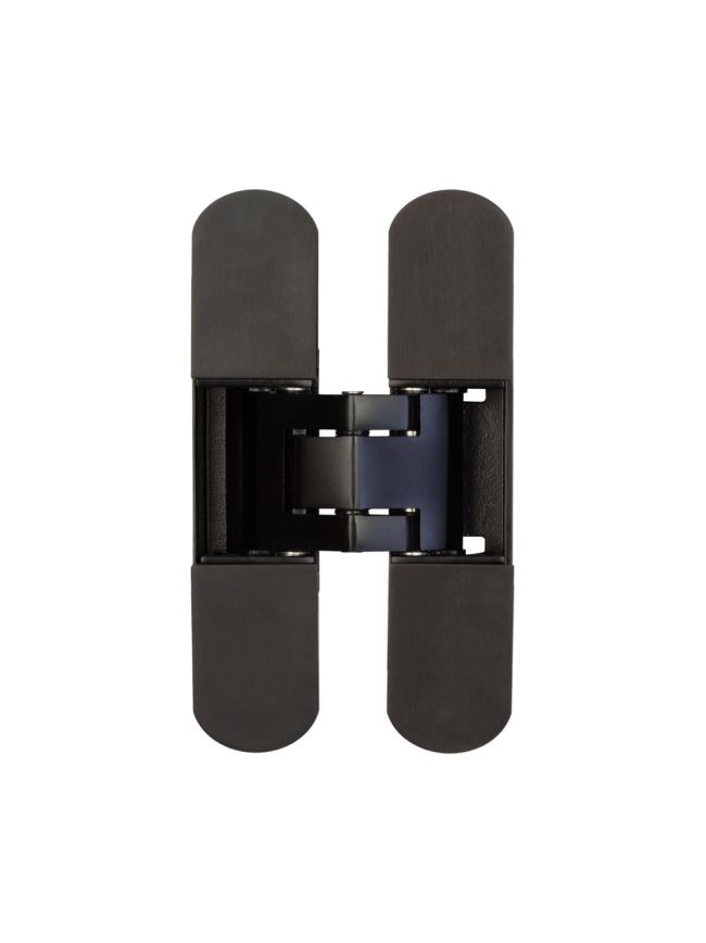 Ghost 140mm 3D Concealed Hinge Black - By Frelan Hardware - CH60MB