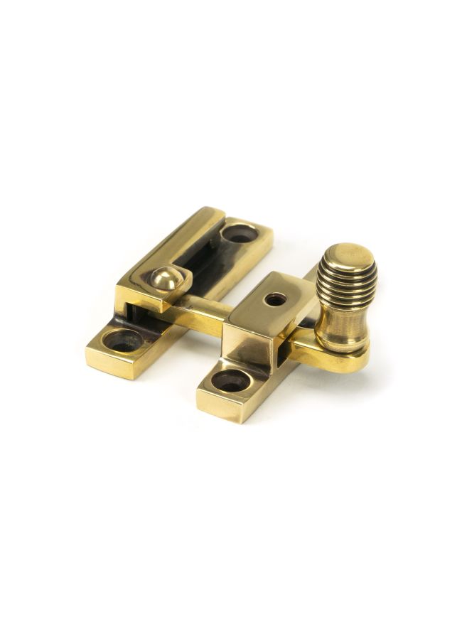 Aged Brass Beehive Quadrant Fastener - Narrow