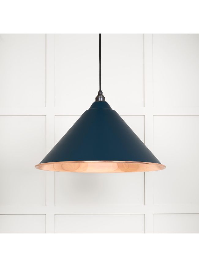 Smooth Copper Hockley Pendant in Dusk