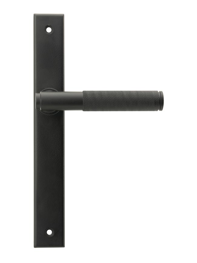 Matt Black Brompton Slimline Lever Espag. Latch Set