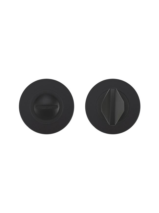 Zoo Hardware Turn and Release - Rosso Slim - Powder Coat Black