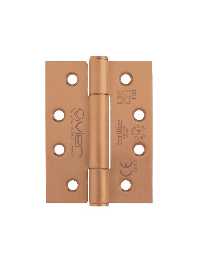 Zoo Hardware Grade 14 concealed knuckle hinge SS201 - square - PVD Bronze