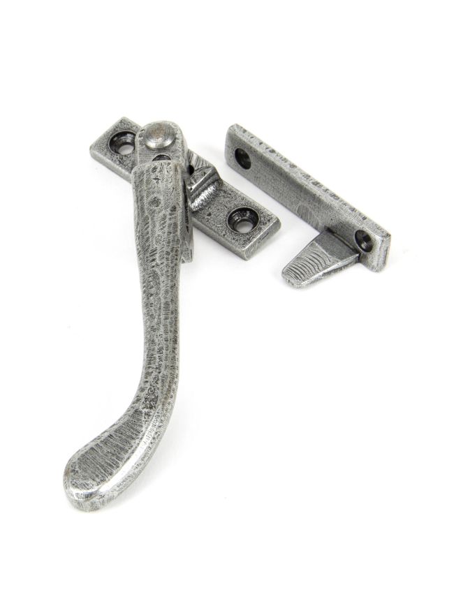 Pewter Night-Vent Locking Peardrop Fastener - LH