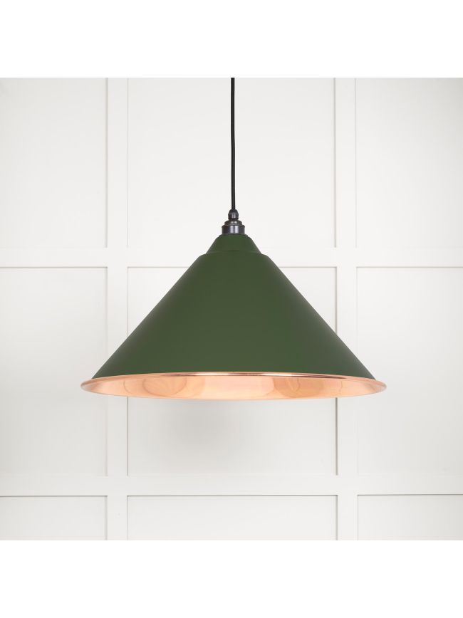 Smooth Copper Hockley Pendant in Heath