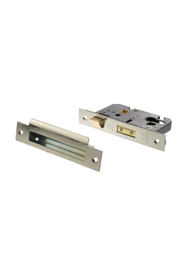 Atlantic Euro Sashlock [CE] 3" - Polished Nickel